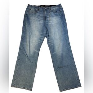 Torrid High Rise Baggy Straight Jeans Womens 18 Tall Classic Denim Plus Size